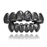 Halloween Prom Real Gold Plated Glossy Twill Grillz