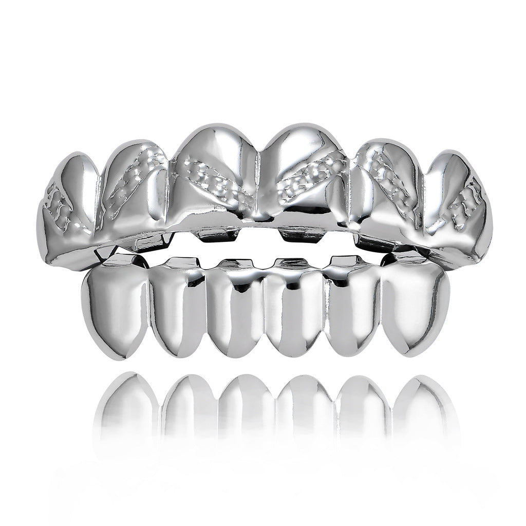 Halloween Prom Real Gold Plated Glossy Twill Grillz