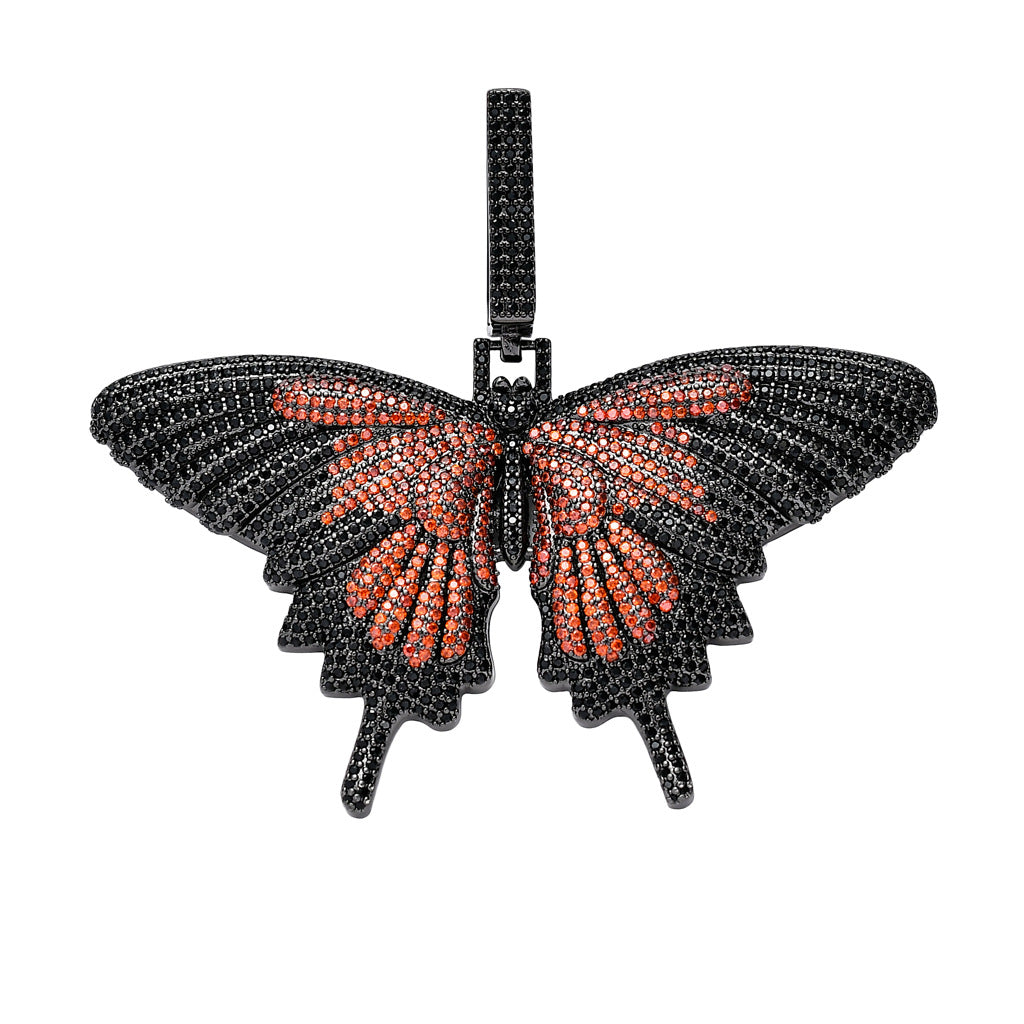 New Style Zircon Big Butterfly Pendant