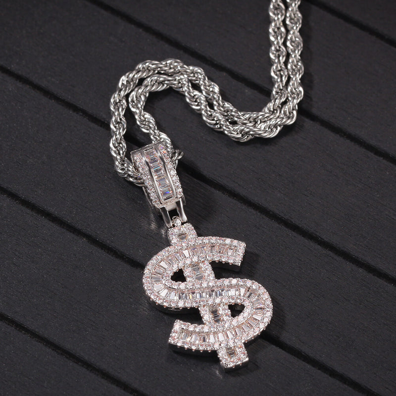 Dollar Wealth Hip-Hop CZ Pendant03 | iceremix.com