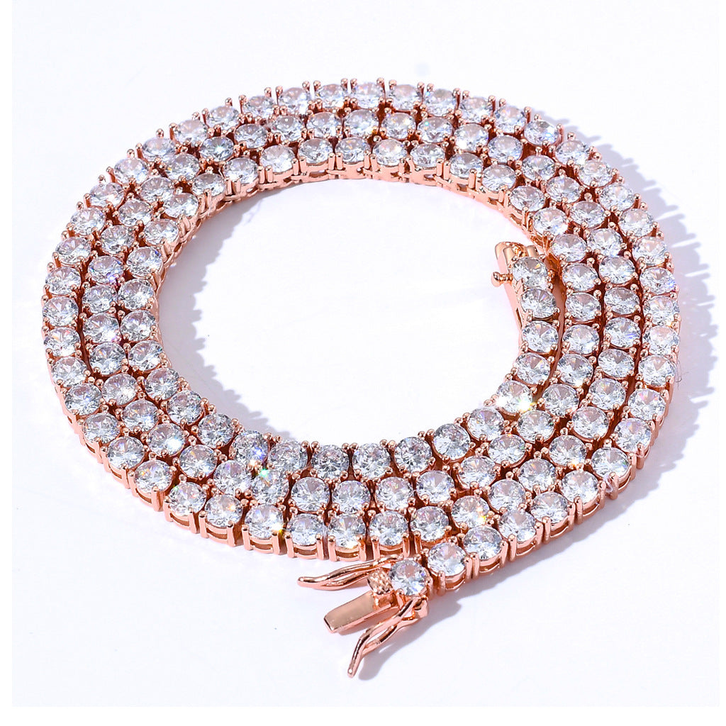 Zircon Tennis Chain Hip Hop Necklace