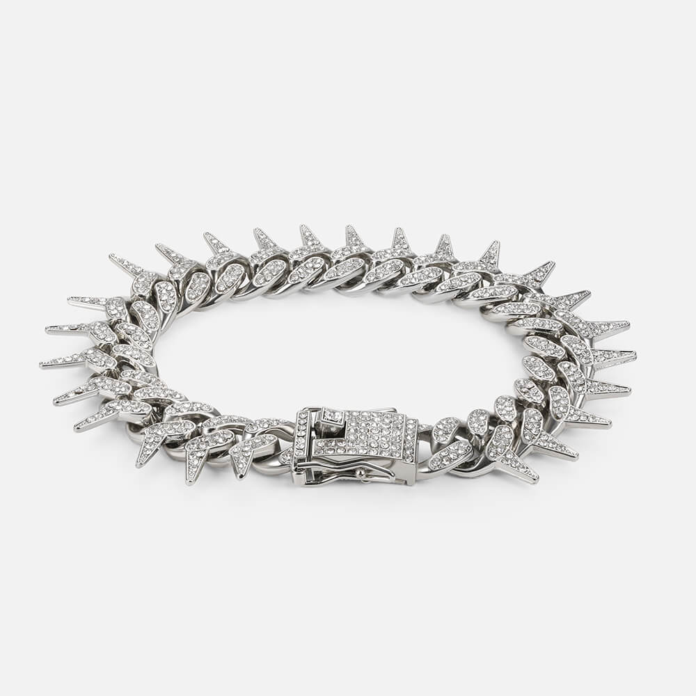 20mm Barbed Thorns Rap Bracelet