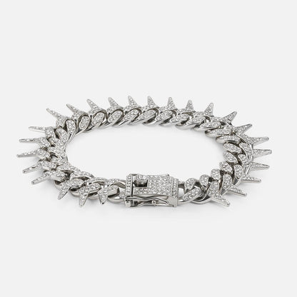 20mm Barbed Thorns Rap Bracelet