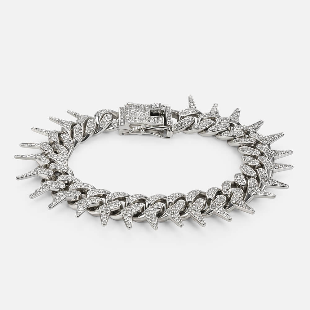 20mm Barbed Thorns Rap Bracelet