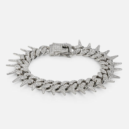 20mm Barbed Thorns Rap Bracelet