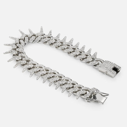 20mm Barbed Thorns Rap Bracelet