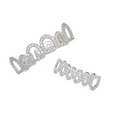 Halloween Hollow Micro-inlaid Zircon Hip-hop Grillz