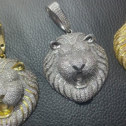 Bling Bling Lion Head Pendant