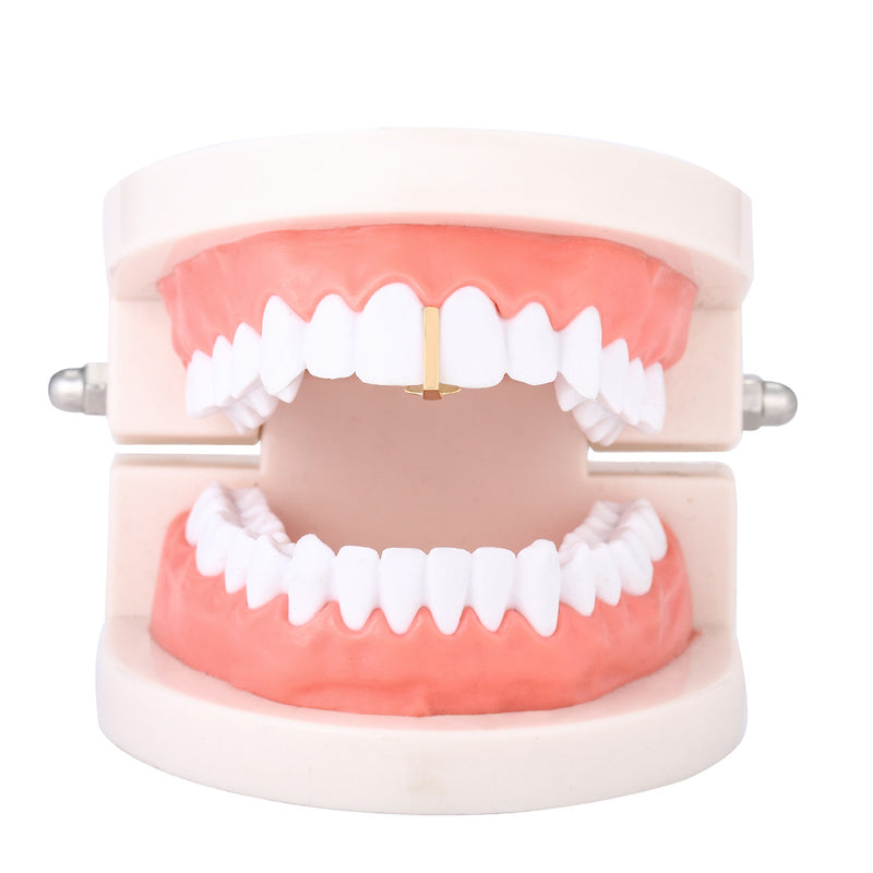 Solid Color Vertical Single Tooth Cap