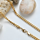 Stainless Steel Cuban Link Chain Necklace