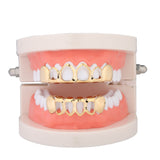 18K Hollow Gold-plated Glossy Hip Hop Grillz