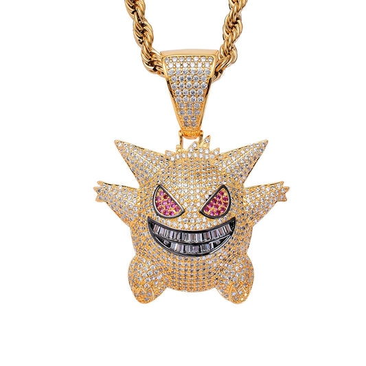 Iced Gengar Pokemon Pendant