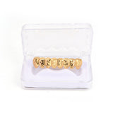 8-tooth Glossy Gold-plated Hip-hop Grillz