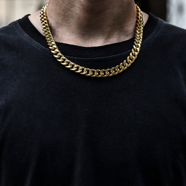9mm Stainless Steel Cuban Link Chain