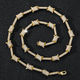 Hip Hop Zircon Wire Chain Necklace