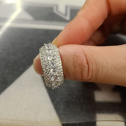 Iced Round Hip Hop Men Ring