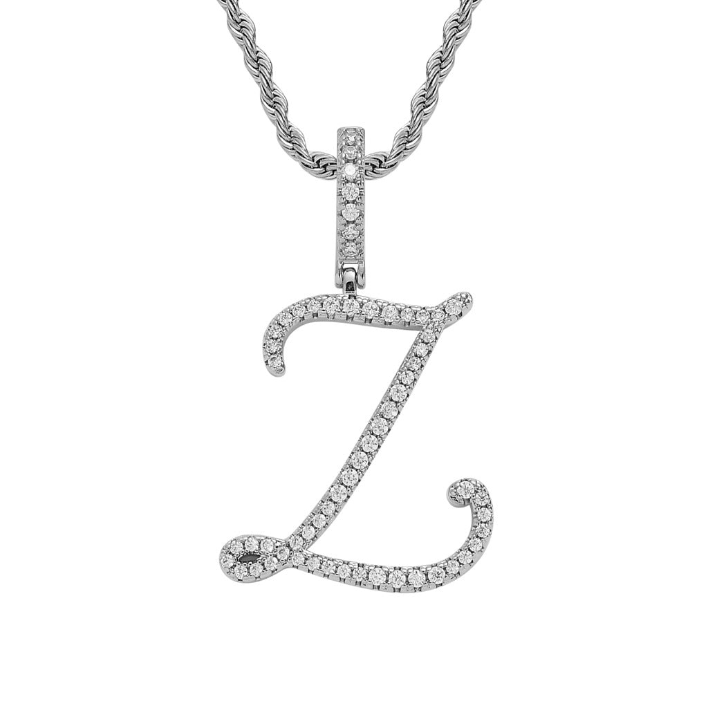 Hip Hop English Alphabet Art Font Pendant