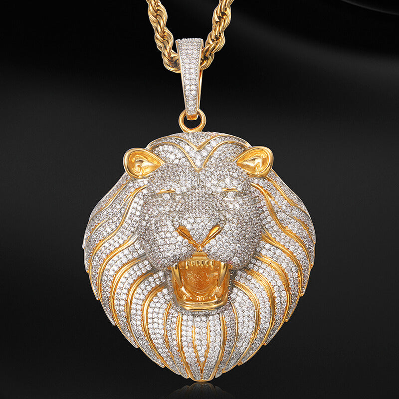 Bling Bling Lion Head Pendant