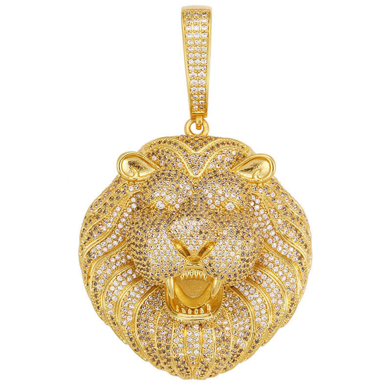 Bling Bling Lion Head Pendant