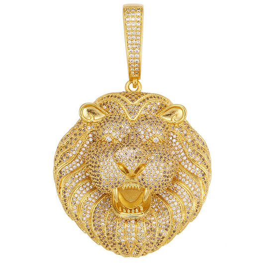 Bling Bling Lion Head Pendant