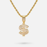 Dollar Wealth Hip-Hop CZ Pendant