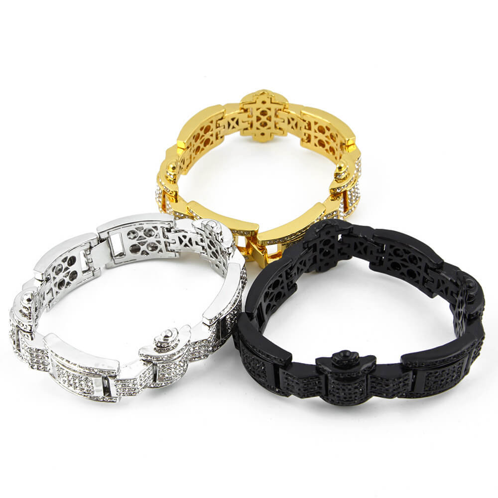 Fashion Buckle Hip Hop Bracelet