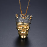 Hip Hop Crown Skull Pendant03 | iceremix.com