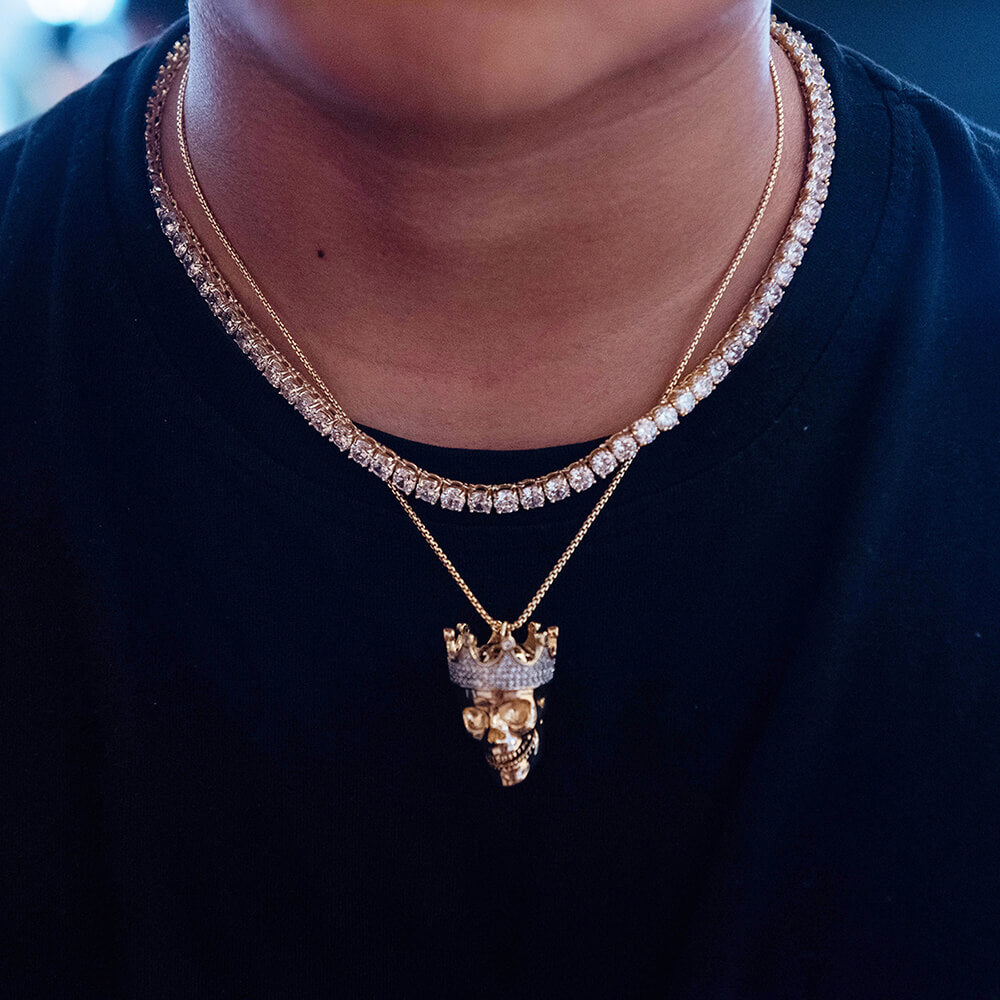 Hip Hop Crown Skull Pendant02 | iceremix.com