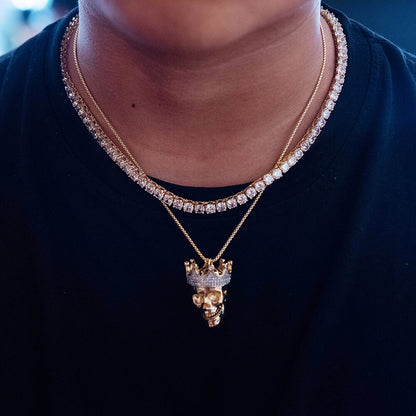 Hip Hop Crown Skull Pendant02 | iceremix.com