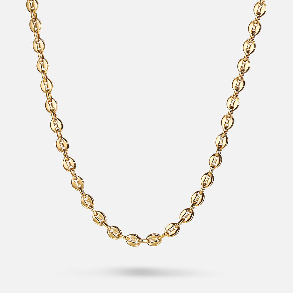 Hip Hop Pig Nose Coffee Bean Thick Chain