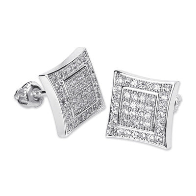 Iced Micro Pave Stud Earrings