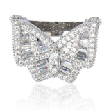 Iced Butterfly Hip Hop Ring