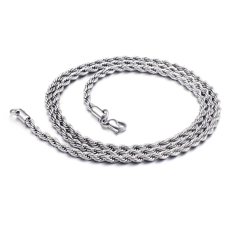 Multi-Size Stainless Steek Rope Chain