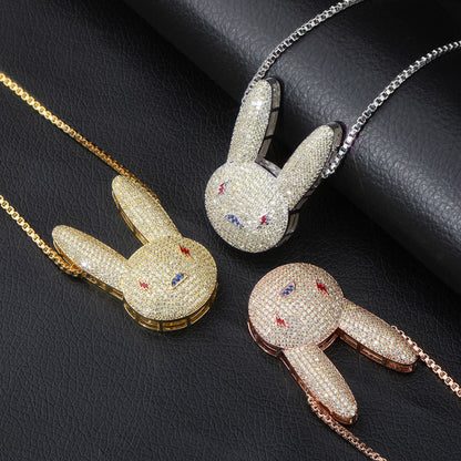 Iced Bad Bunny Pendant