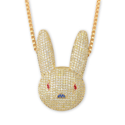 Iced Bad Bunny Pendant