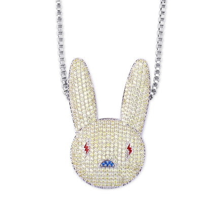 Iced Bad Bunny Pendant