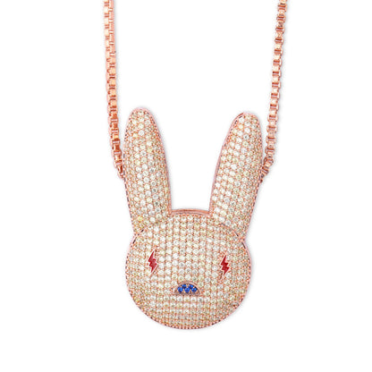 Iced Bad Bunny Pendant