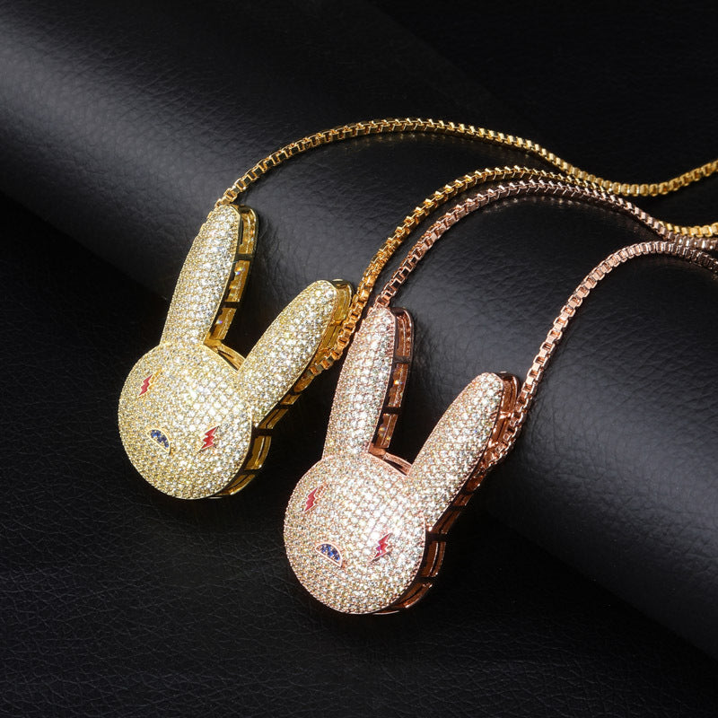 Iced Bad Bunny Pendant