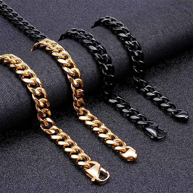 13mm Stainless Steel Cuban Link Chain