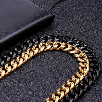 13mm Stainless Steel Cuban Link Chain