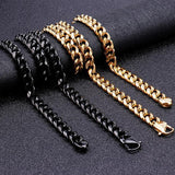 13mm Stainless Steel Cuban Link Chain