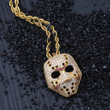 Iced Jason Voorhees Mask Friday The 13th Pendant