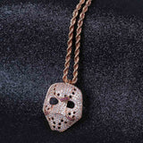 Iced Jason Voorhees Mask Friday The 13th Pendant