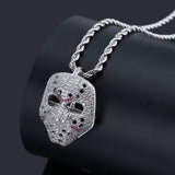 Iced Jason Voorhees Mask Friday The 13th Pendant