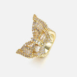 Iced Butterfly Hip Hop Ring
