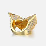 Iced Butterfly Hip Hop Ring