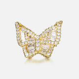 Iced Butterfly Hip Hop Ring