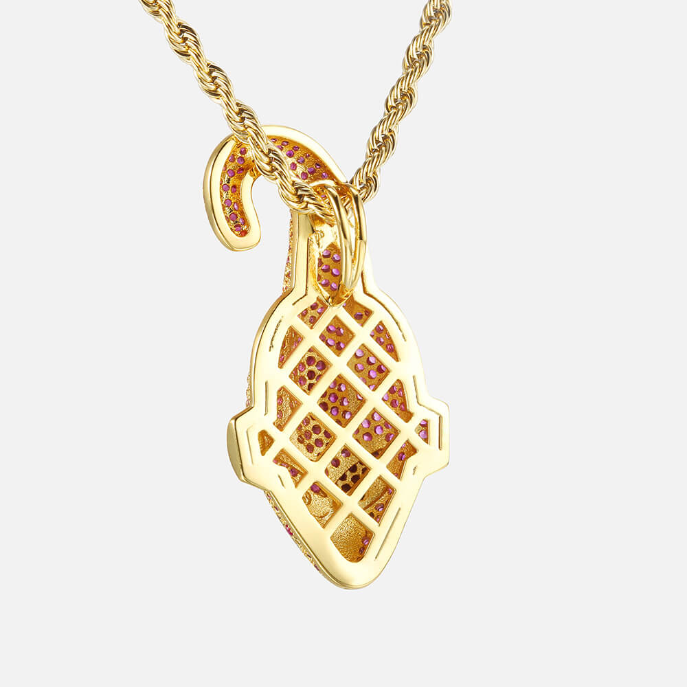 Iced Dragon Ball Majin Buu Pendant