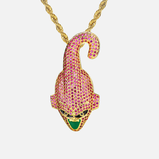 Iced Dragon Ball Majin Buu Pendant