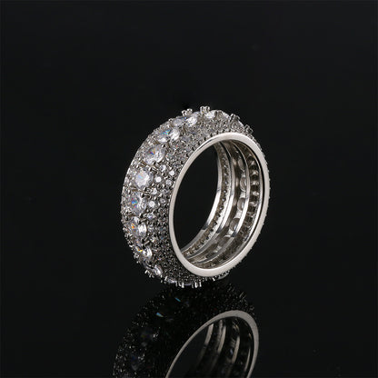 Iced Round Hip Hop Men Ring